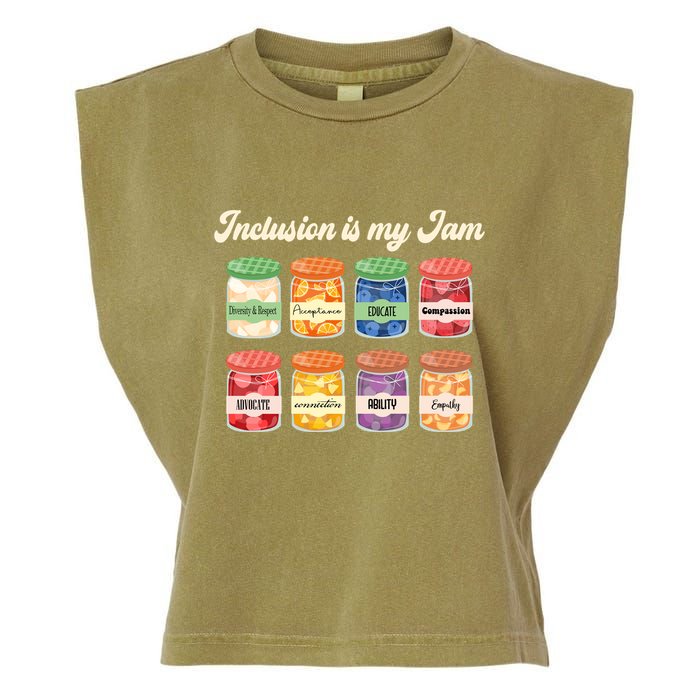 Inclusion Is My Jam Garment-Dyed Women's Muscle Tee