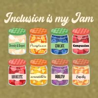 Inclusion Is My Jam Garment-Dyed Women's Muscle Tee