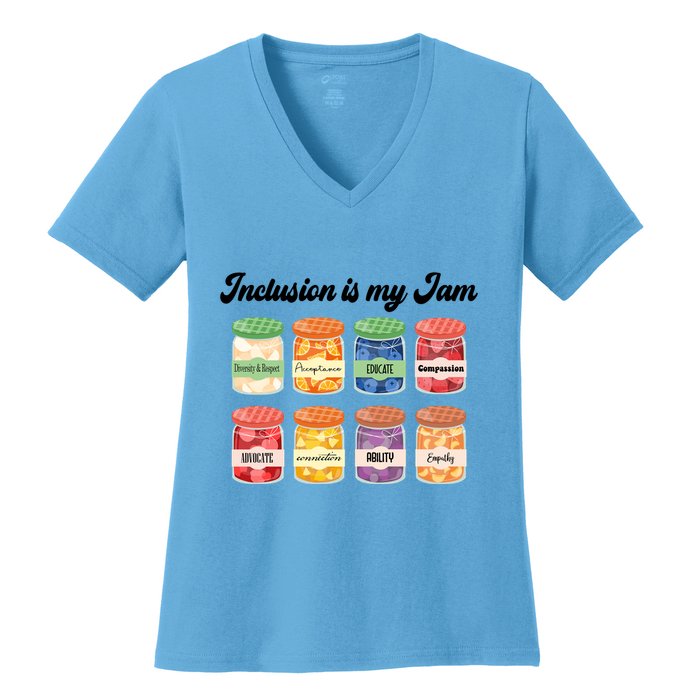 Inclusion Is My Jam Women's V-Neck T-Shirt