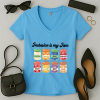 Inclusion Is My Jam Women's V-Neck T-Shirt