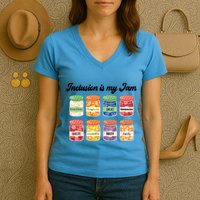 Inclusion Is My Jam Women's V-Neck T-Shirt