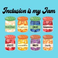 Inclusion Is My Jam Women's V-Neck T-Shirt