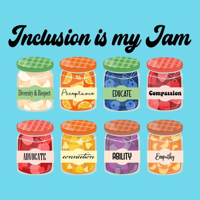 Inclusion Is My Jam Women's V-Neck T-Shirt