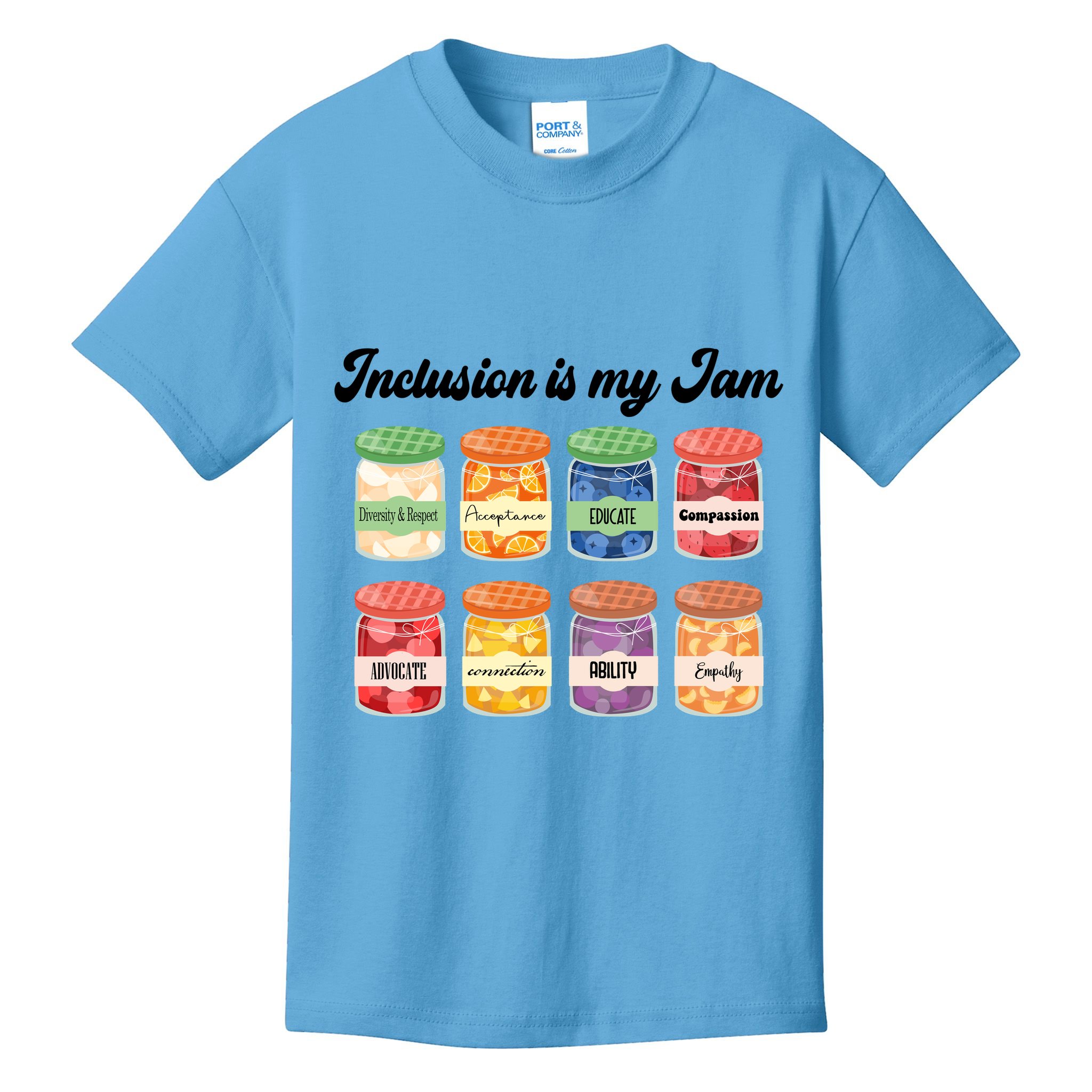 Inclusion Is My Jam Kids T-Shirt