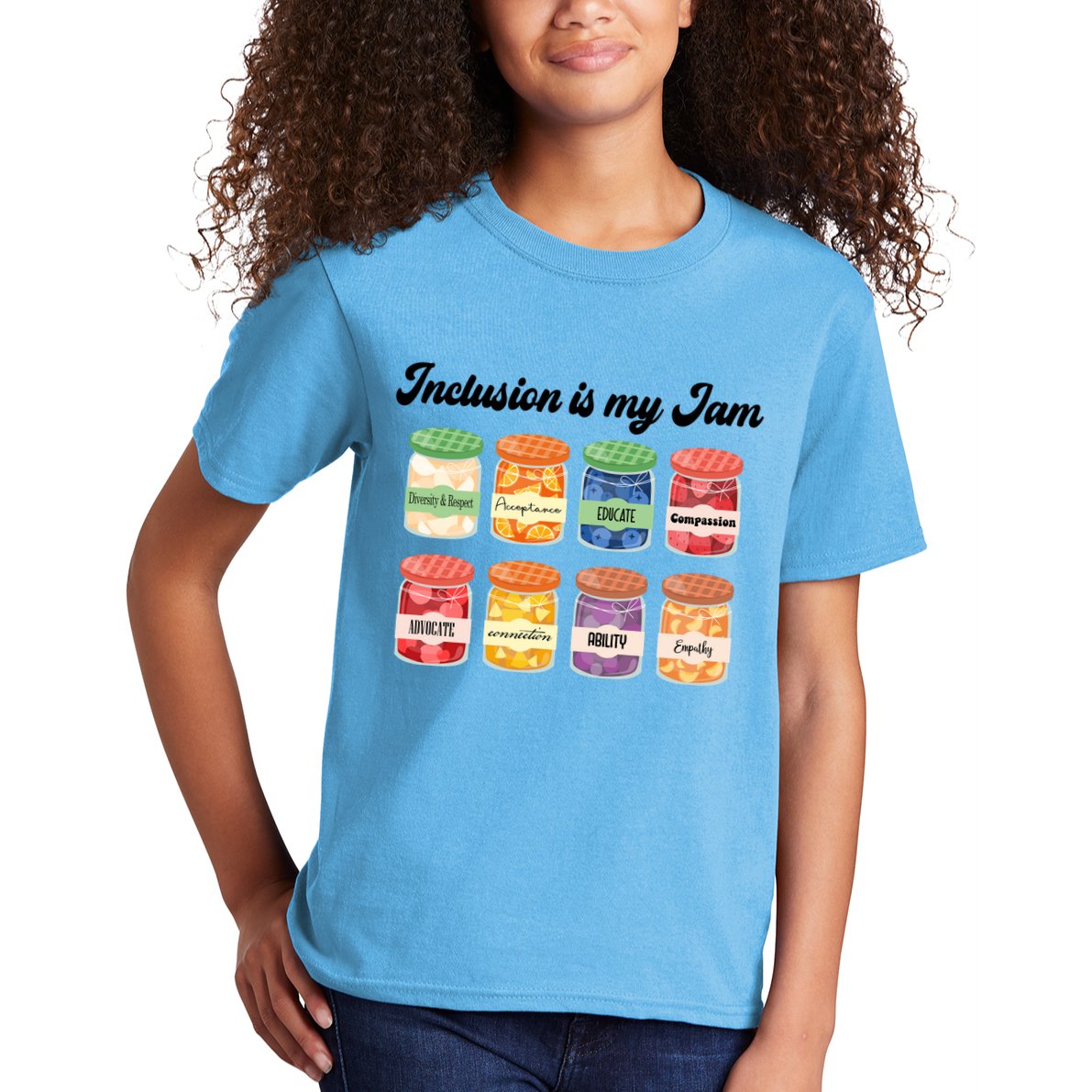 Inclusion Is My Jam Kids T-Shirt
