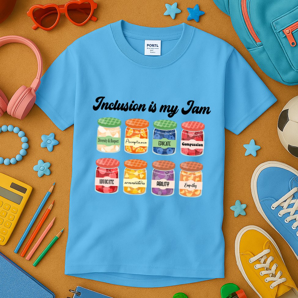 Inclusion Is My Jam Kids T-Shirt
