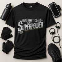 Informatics Is My Superpower Health Informatics Gift Performance Shirt