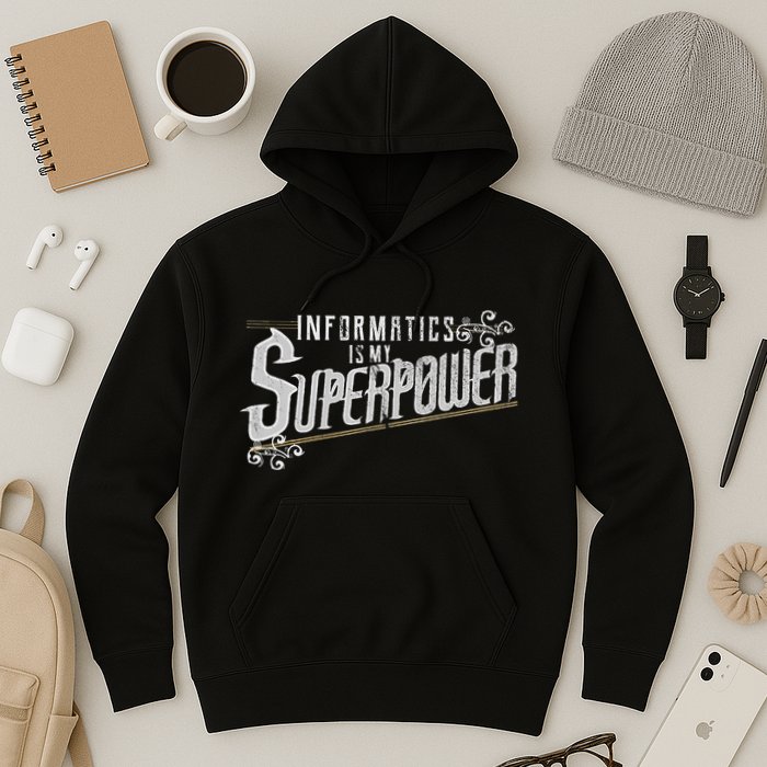 Informatics Is My Superpower Health Informatics Gift Hoodie
