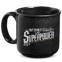 Informatics Is My Superpower Health Informatics Gift 15oz Campfire Ceramic Mug