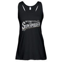 Informatics Is My Superpower Health Informatics Gift Ladies Essential Flowy Tank