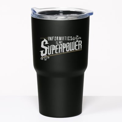 Informatics Is My Superpower Health Informatics Gift Tumbler