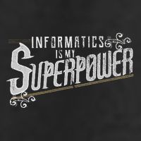 Informatics Is My Superpower Health Informatics Gift 25L Jumbo Tote