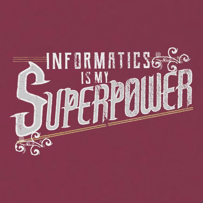 Informatics Is My Superpower Health Informatics Gift 16oz Travel Tumbler