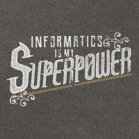 Informatics Is My Superpower Health Informatics Gift Cotton Canvas Backpack