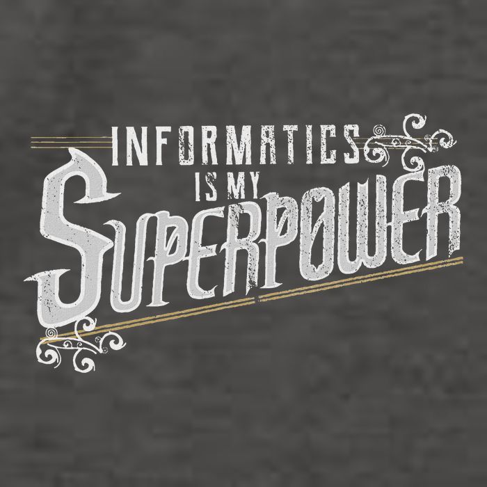 Informatics Is My Superpower Health Informatics Gift Vector Backpack