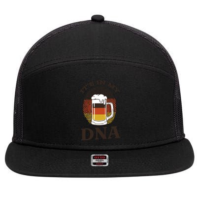 It's In My DNA German Beer 7 Panel Mesh Trucker Snapback Hat