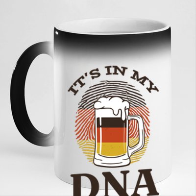 It's In My DNA German Beer 11oz Black Color Changing Mug