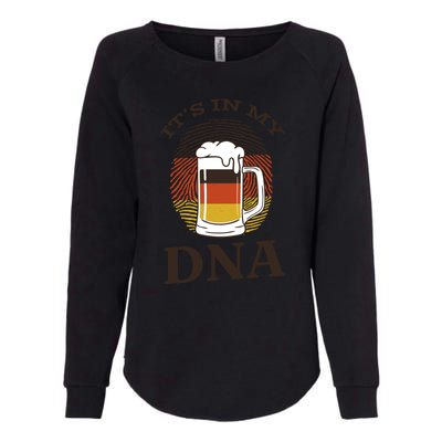 It's In My DNA German Beer Womens California Wash Sweatshirt