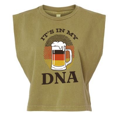 It's In My DNA German Beer Garment-Dyed Women's Muscle Tee