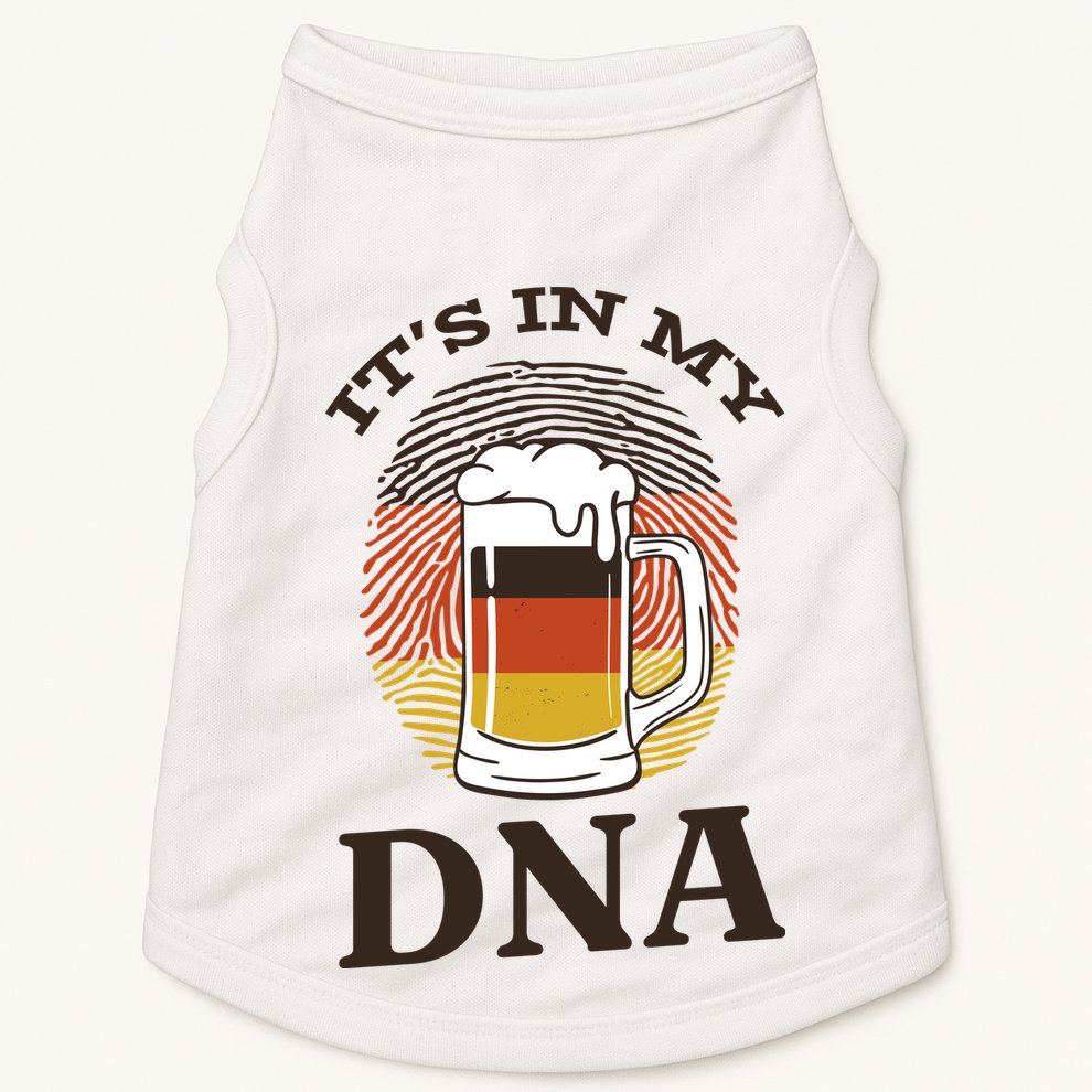 It's In My DNA German Beer Doggie Tank