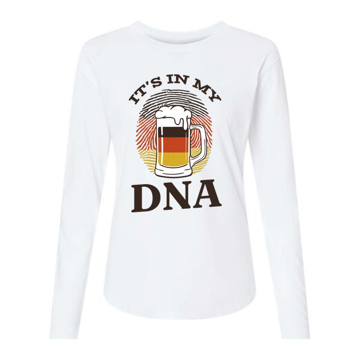 It's In My DNA German Beer Womens Cotton Relaxed Long Sleeve T-Shirt