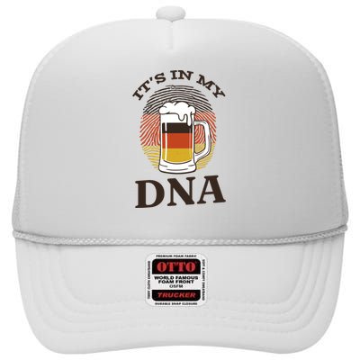 It's In My DNA German Beer High Crown Mesh Back Trucker Hat