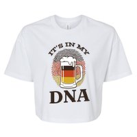 It's In My DNA German Beer Bella+Canvas Jersey Crop Tee