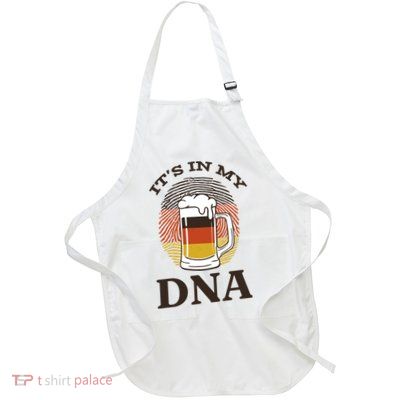 It's In My DNA German Beer Full-Length Apron With Pockets