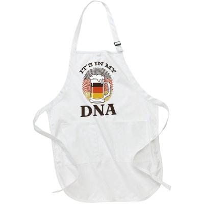 It's In My DNA German Beer Full-Length Apron With Pockets