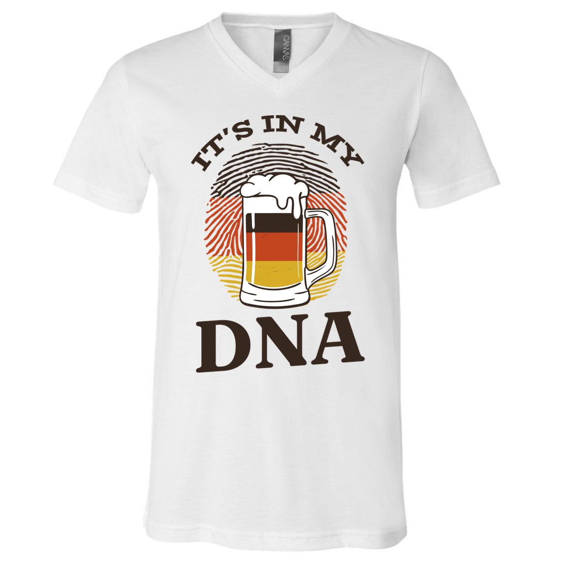 It's In My DNA German Beer V-Neck T-Shirt
