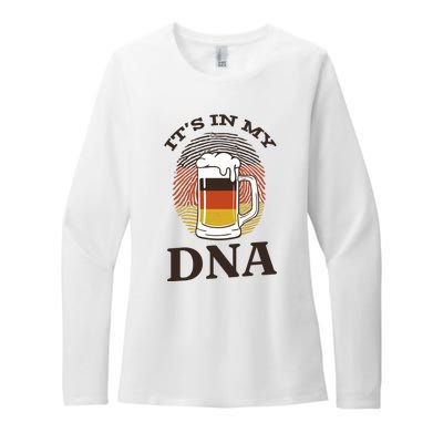 It's In My DNA German Beer Womens CVC Long Sleeve Shirt