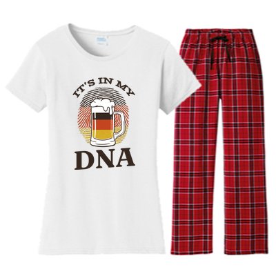 It's In My DNA German Beer Women's Flannel Pajama Set