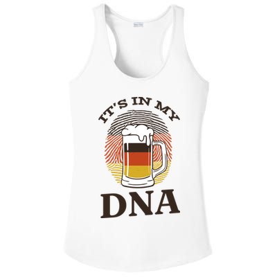 It's In My DNA German Beer Ladies PosiCharge Competitor Racerback Tank