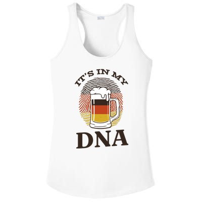 It's In My DNA German Beer Ladies PosiCharge Competitor Racerback Tank