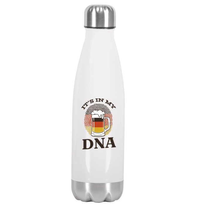 It's In My DNA German Beer Stainless Steel Insulated Water Bottle