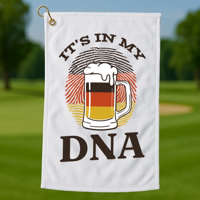 It's In My DNA German Beer Golf Towel
