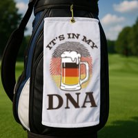 It's In My DNA German Beer Golf Towel