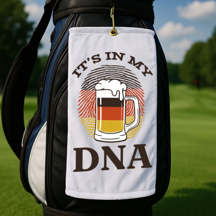 It's In My DNA German Beer Golf Towel