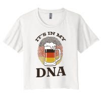 It's In My DNA German Beer Women's Crop Top Tee