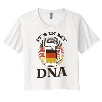 It's In My DNA German Beer Women's Crop Top Tee