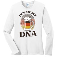 It's In My DNA German Beer Ladies Long Sleeve Shirt