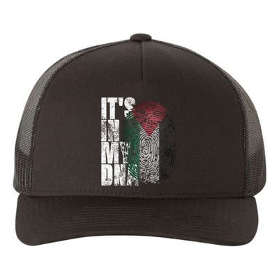 It's In My DNA Palestinian Arabic Gifts Palestine Flag Yupoong Adult 5-Panel Trucker Hat