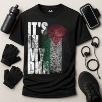 It's In My DNA Palestinian Arabic Gifts Palestine Flag Cooling Performance Crew T-Shirt