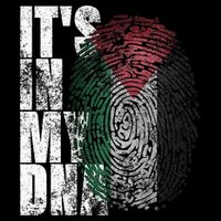 It's In My DNA Palestinian Arabic Gifts Palestine Flag Cooling Performance Crew T-Shirt