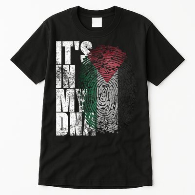 It's In My DNA Palestinian Arabic Gifts Palestine Flag Tall T-Shirt