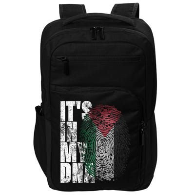 It's In My DNA Palestinian Arabic Gifts Palestine Flag Impact Tech Backpack