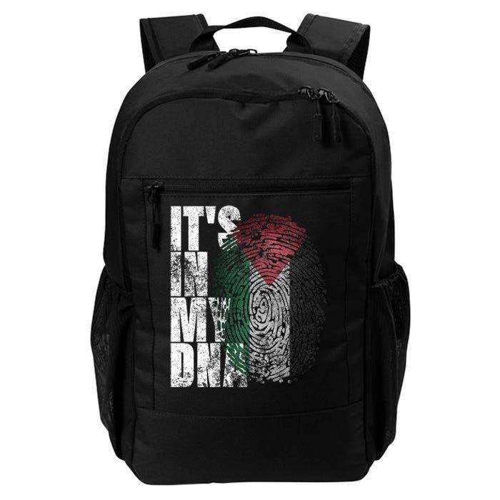 It's In My DNA Palestinian Arabic Gifts Palestine Flag Daily Commute Backpack