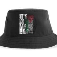 It's In My DNA Palestinian Arabic Gifts Palestine Flag Sustainable Bucket Hat