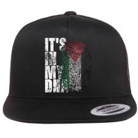 It's In My DNA Palestinian Arabic Gifts Palestine Flag Flat Bill Trucker Hat