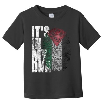 It's In My DNA Palestinian Arabic Gifts Palestine Flag Toddler T-Shirt